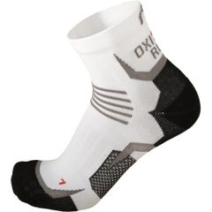 Light weight compression OXI-JET ankle running sock
