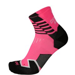 Light weight compression OXI-JET ankle running sock