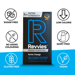 Energy Strip Extra Strength - Arctic Charge 100mg - Revvies